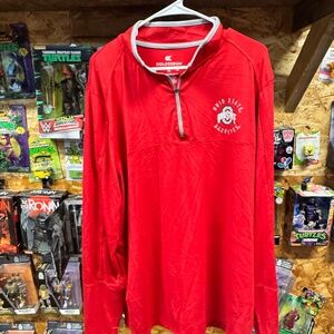 Ohio State 1/4 Zip Up sz XXL